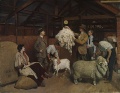 George Lambert - Weighing the Fleece, 1921.jpg